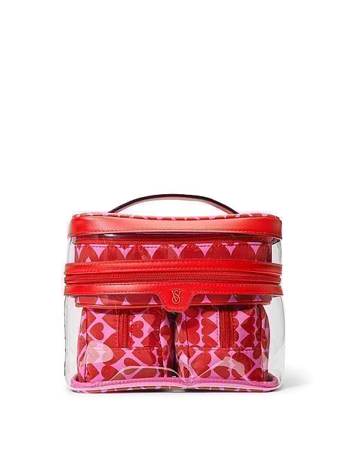 Amazon.co.jp: Victoria's Secret(ヴィクトリアシークレット) ポーチ2点セット 2-Piece Makeup Bag  [並行輸入品] : ビューティー