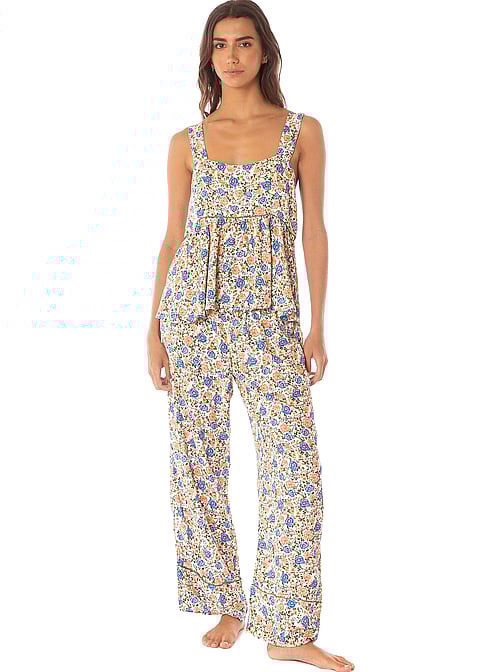 新品VICTORIAS SECRET☆2PCのキャミソールセット☆美しいヒョウ