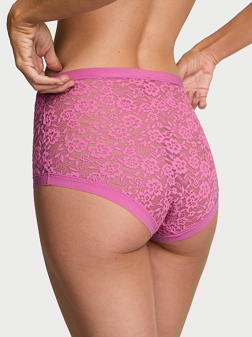 新品タグ付VERSACE ピンク ショーツ ベルサーチ下着　セクシー　UNI ウィメンズ ショーツ：ソング、ヒップハング、チーキー