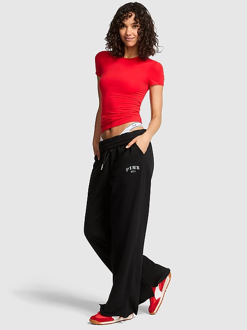 Victoria's Secret High Waist Jogger Sweatpant Light Blue