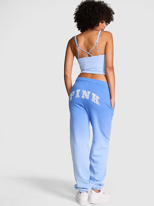 Victoria’s secret PINK ハーフパンツ　スウェット Victoria's Secret Women's PINK Logo Raw Neck Crew Sweatshirt