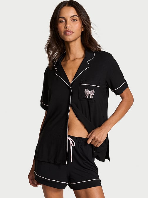 VICTORIA'S SECRET ルームウェアセット XS ブラック ウィメンズ パジャマセット – Victoria's Secret