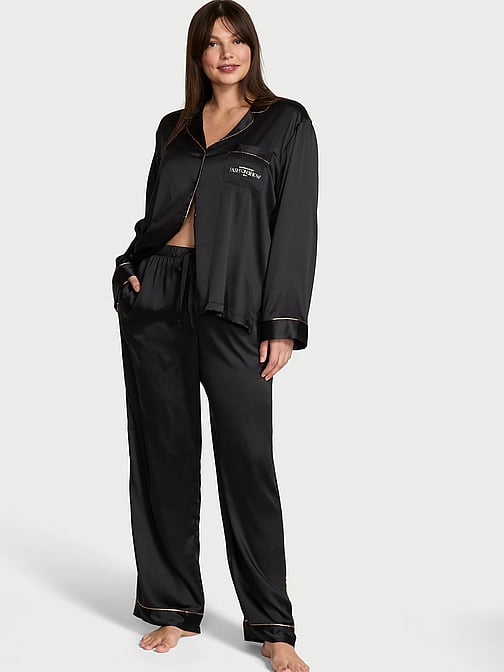 VICTORIA'S SECRET ルームウェアセット XS ブラック ウィメンズ パジャマセット – Victoria's Secret