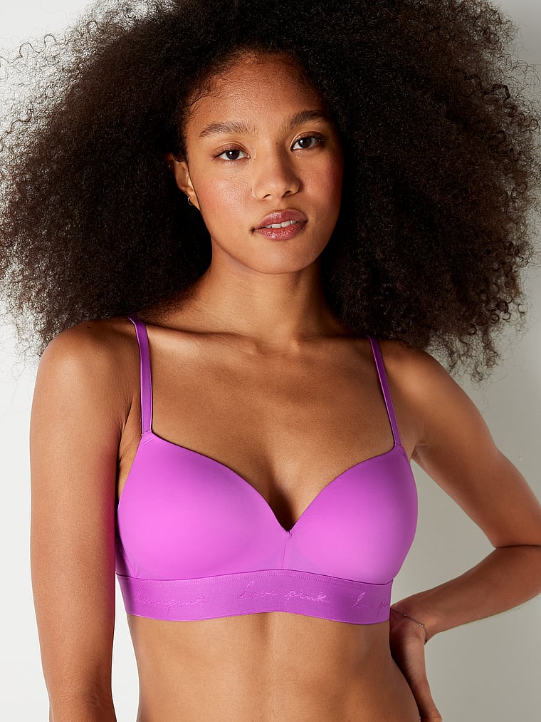 Victoria's Secret PINK ワイヤレス プッシュアップ ブラ - 下着