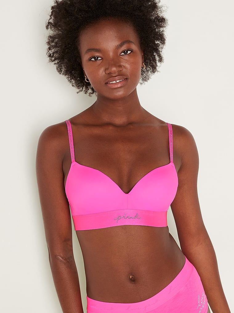 Victoria's Secret PINK ワイヤレス プッシュアップ ブラ - 下着