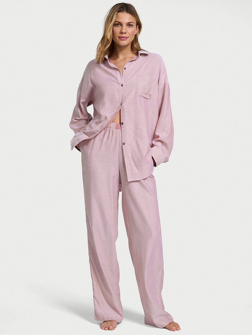 VSヴィクトリアシークレットモダール ロング パジャマ セットM~L モダールコットン ロング パジャマセット, を購入する - Pajamas