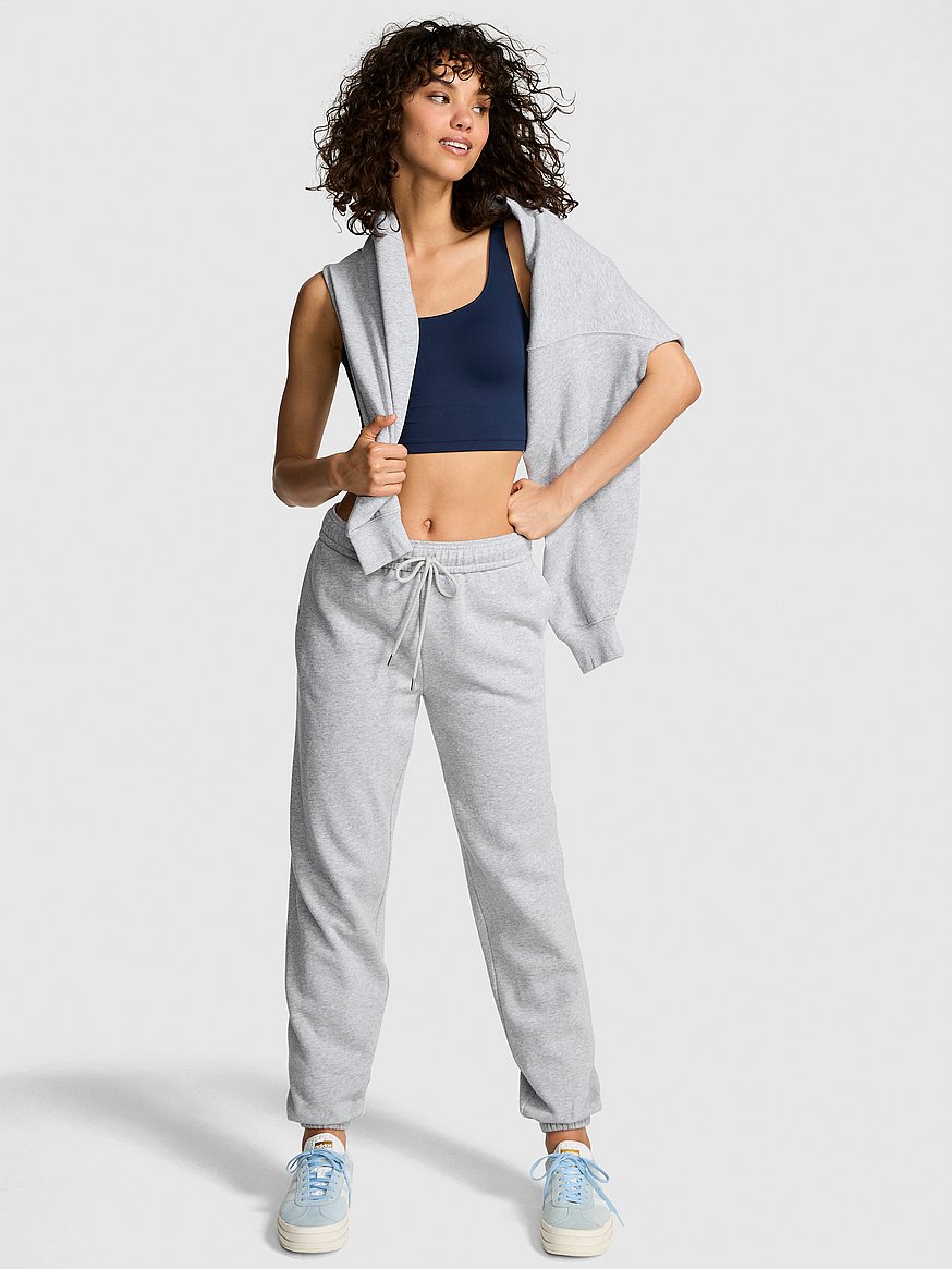 VS*PINK アイビー フリース キャンパス スウェットパンツ Ivy フリース キャンパス スウェットパンツ、Vs ミディアム
