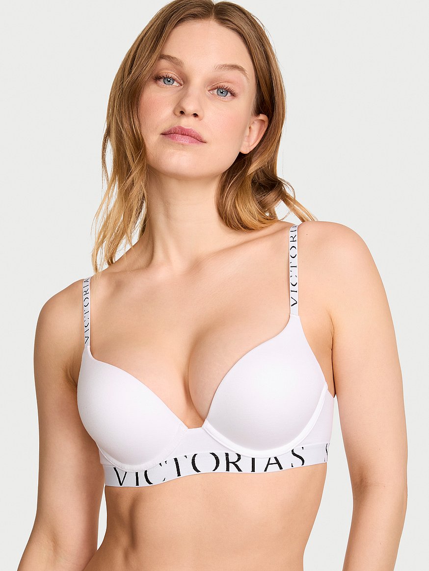 【３２Ｄ】２カップアップブラVictoria's Secret Bombshell 2カップアップ コットン エクスプローデッド ロゴ プッシュ