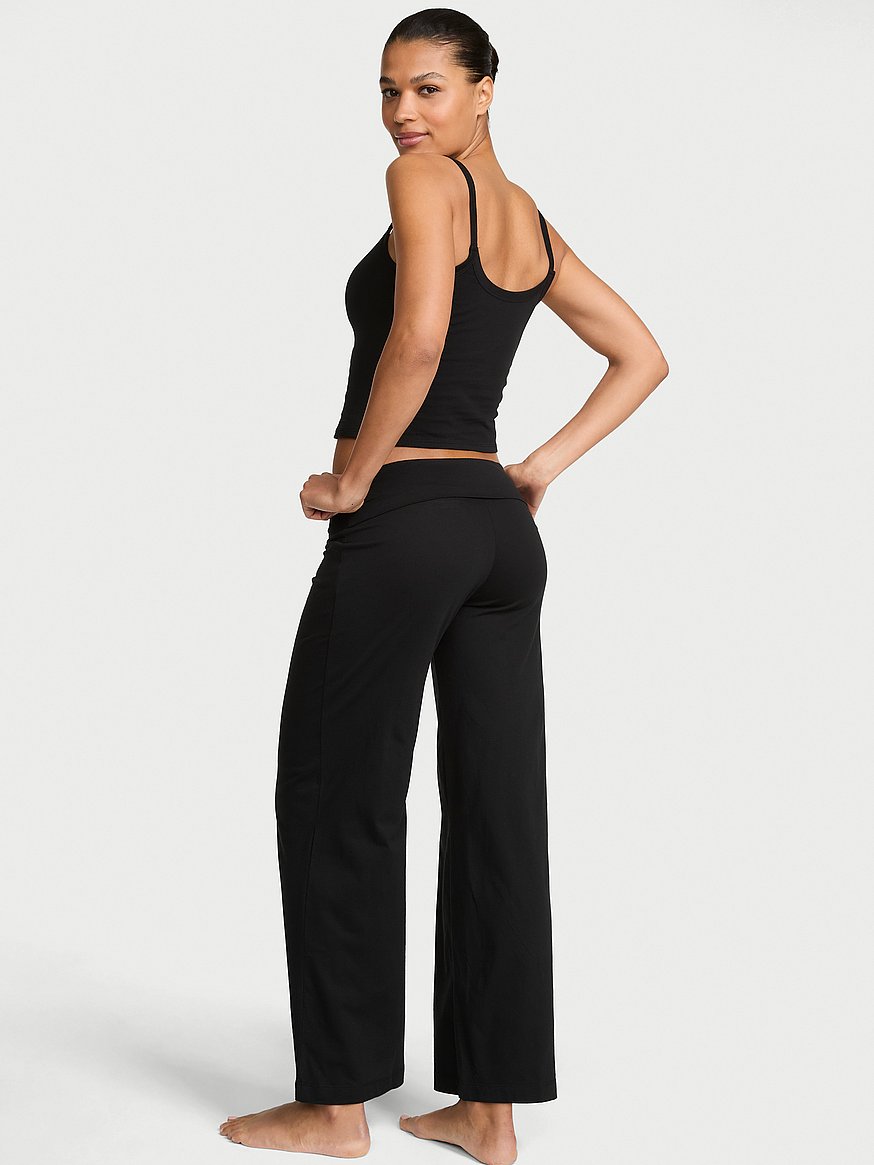 VICTORIA'S SECRET タンクトップ・パジャマ＆パンツ！ S コットン100% タンクトップ＆パンツ セット, ブラックを購入 - Pajamas
