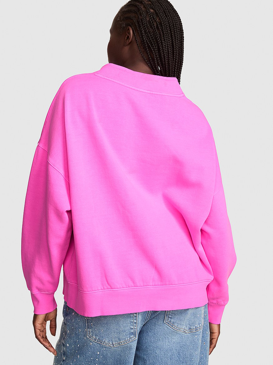 Campus Fleece™ オーバーサイズ モックネック スウェットシャツ