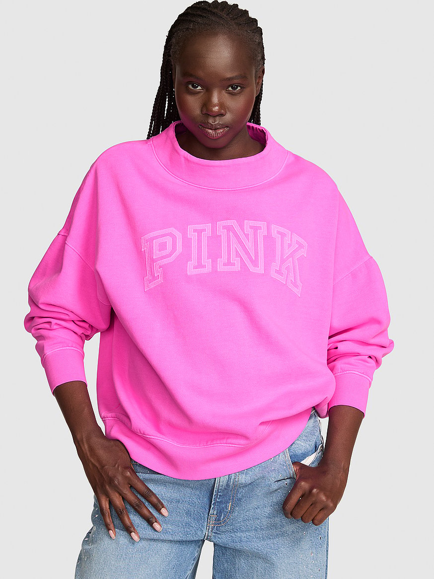 Campus Fleece™ オーバーサイズ モックネック スウェットシャツ