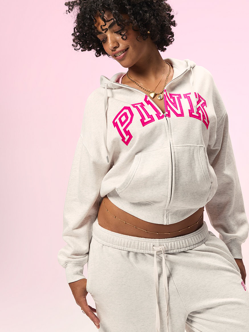 Campus Fleece™ フルジップ パーカー, スノーヘザーを購入 - Hoodies